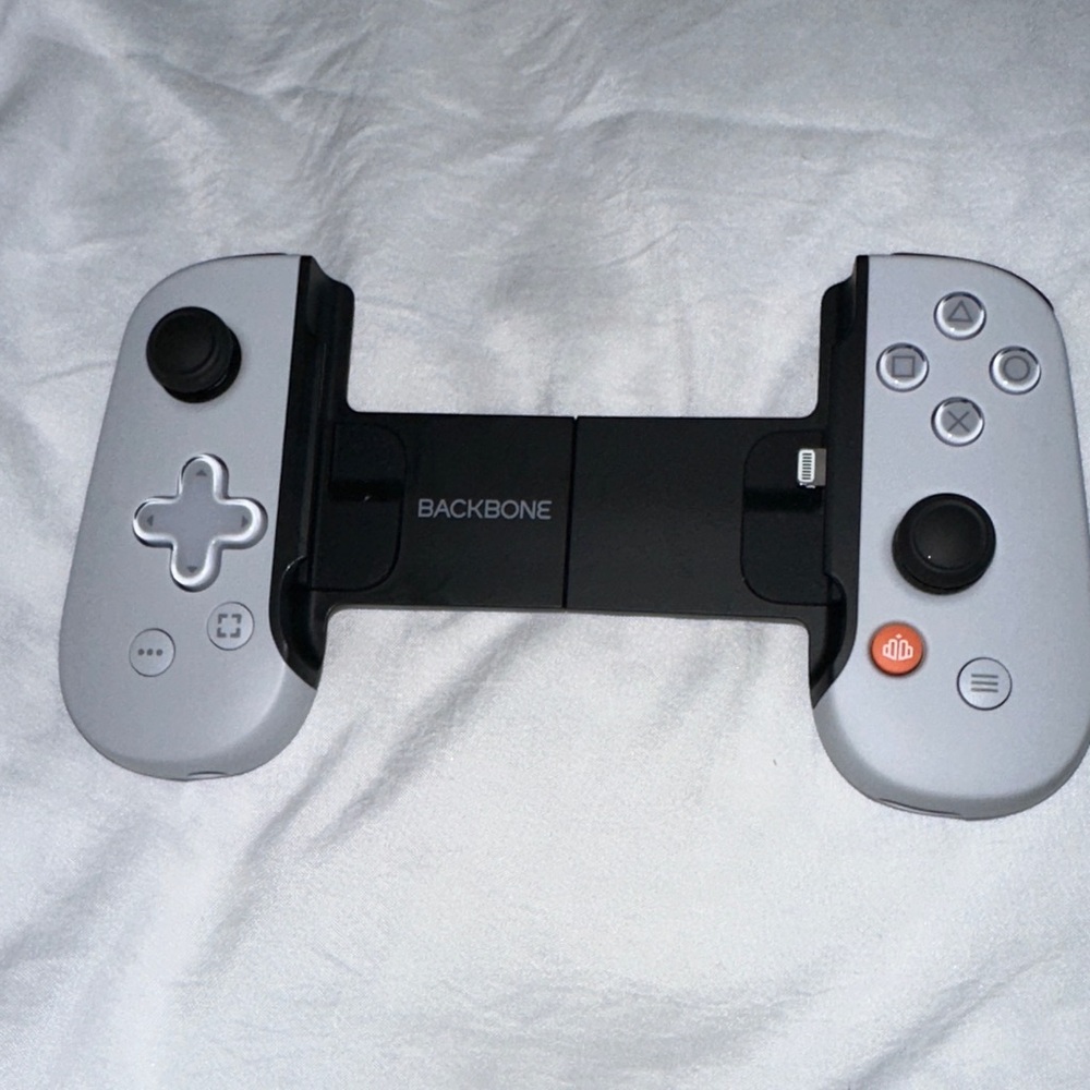 Backbone Gaming Controller in Black and Gray